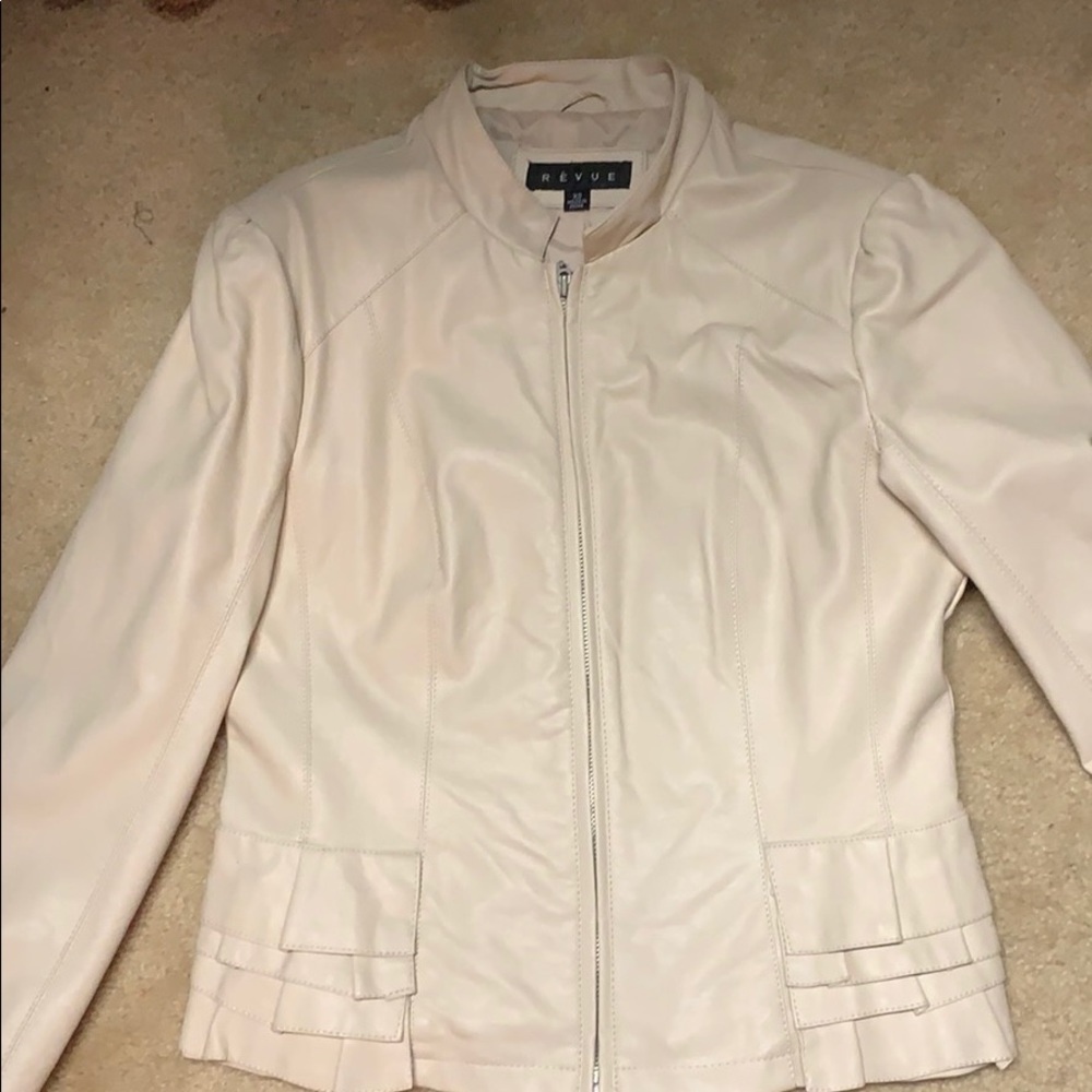 Faux leather jacket